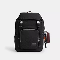 Logan Backpack In Signature Nylon With Charms