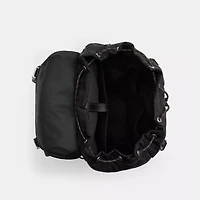 Logan Backpack In Signature Nylon With Charms