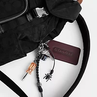 Logan Backpack In Signature Nylon With Charms