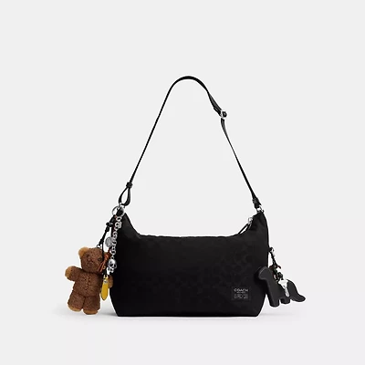 Leo Crossbody In Signature Nylon With Charms