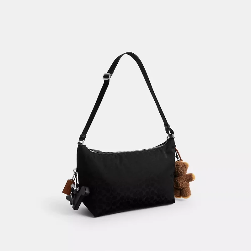 Leo Crossbody In Signature Nylon With Charms