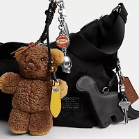 Leo Crossbody In Signature Nylon With Charms