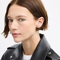 Pavé Key Stud Earrings