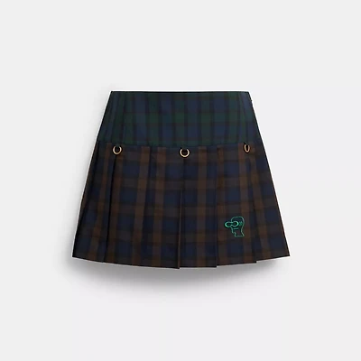 Coach | Brain Dead Mini Plaid Pleated Skirt