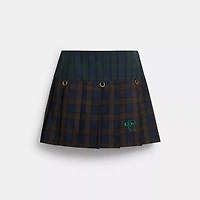 Coach | Brain Dead Mini Plaid Pleated Skirt