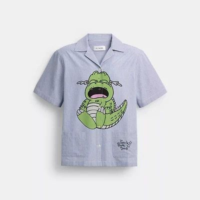 Coach | Brain Dead Darby Dino Short Sleeve Button Up Shirt