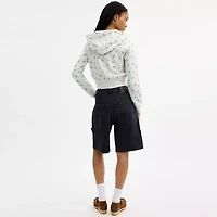 Coach | Brain Dead Shrunken Floral Print Hoodie