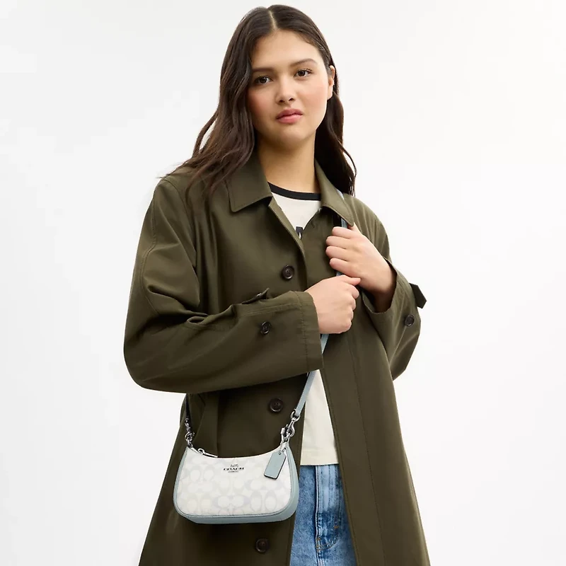 Teri Mini Crossbody Bag Signature Canvas