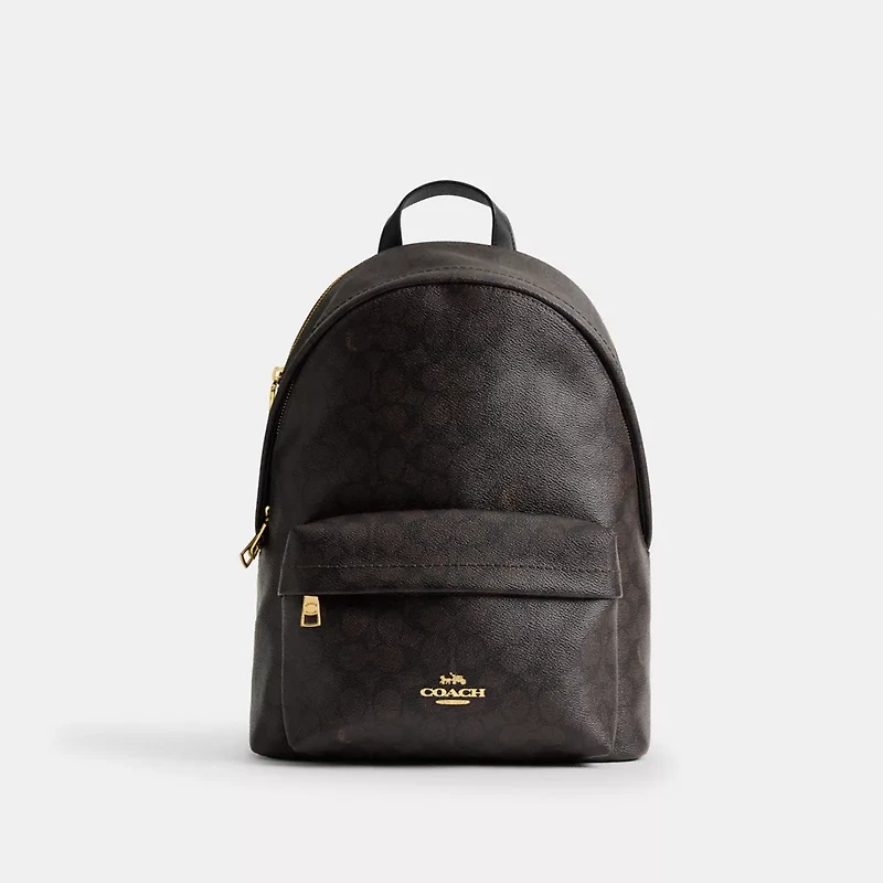 Taylor Small Backpack Signature Canvas