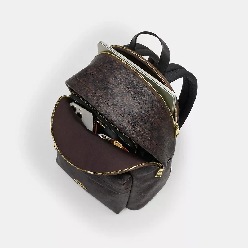 Taylor Small Backpack Signature Canvas