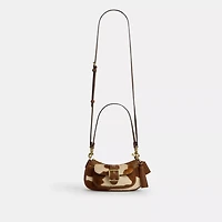 Ashton Mini Shoulder Bag In Haircalf With Cow Print