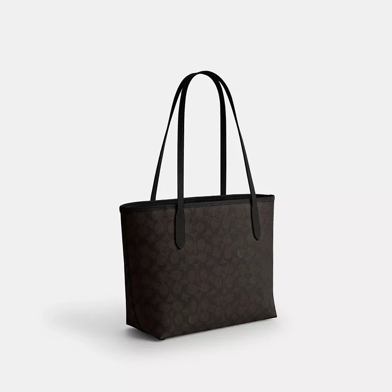 Medium City Tote Bag Signature Canvas
