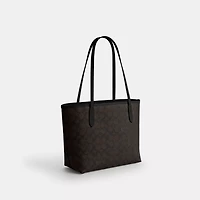 Medium City Tote Bag Signature Canvas