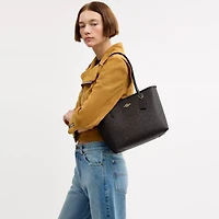 Medium City Tote Bag Signature Canvas