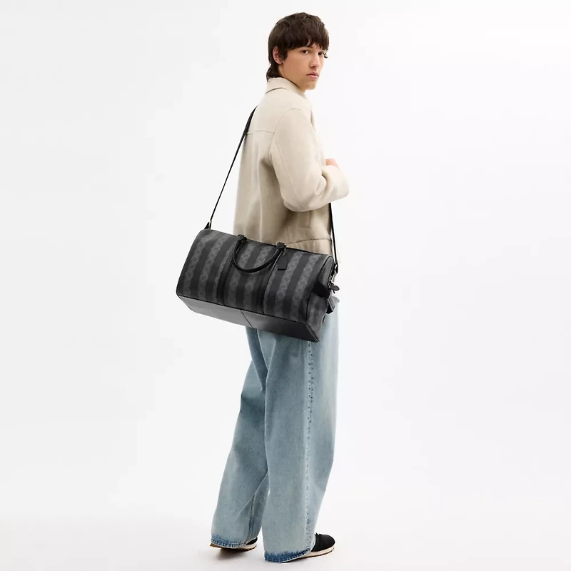 Venturer Bag In Signature Canvas With Stripes