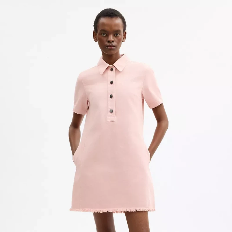 Coach | Brain Dead Short Sleeve Denim Mini Dress