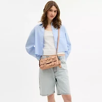 Etta Small Flap Shoulder Bag With Floral Applique