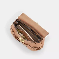 Emory Top Handle Bag With Floral Applique