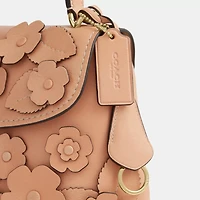 Emory Top Handle Bag With Floral Applique