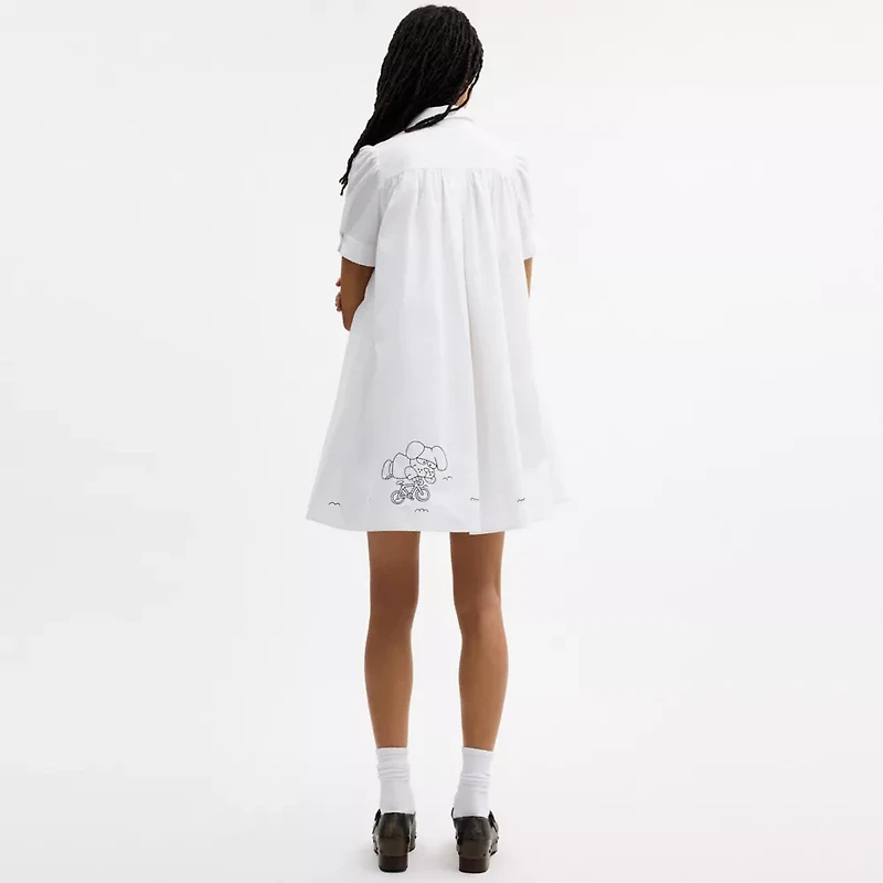 Coach | Brain Dead Embroidered Shirt Dress