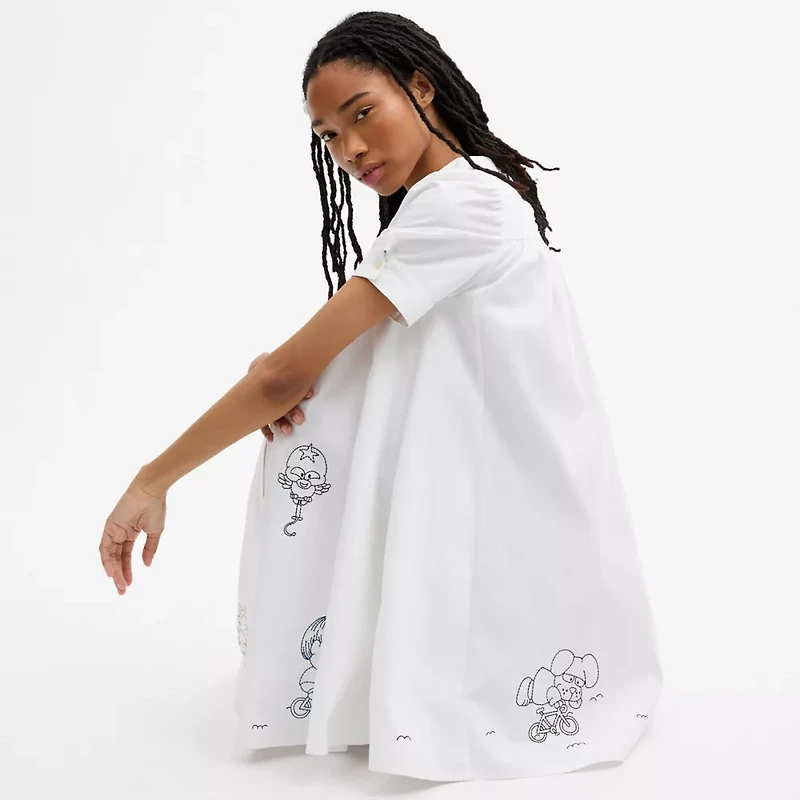 Coach | Brain Dead Embroidered Shirt Dress