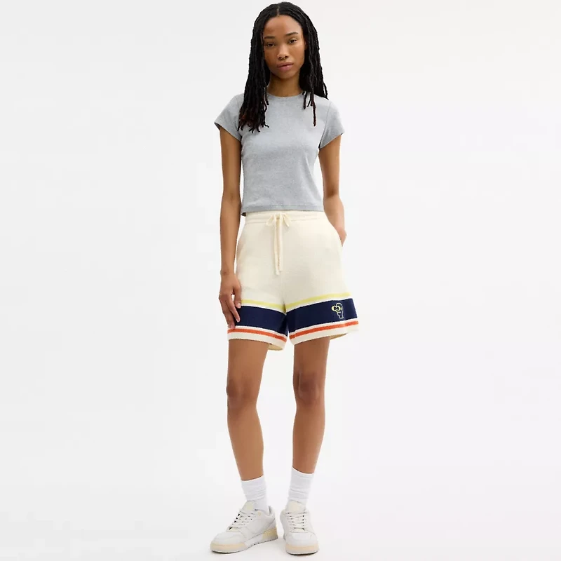 Coach | Brain Dead Striped Knit Shorts