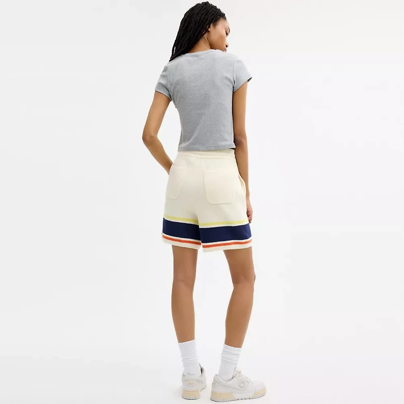 Coach | Brain Dead Striped Knit Shorts