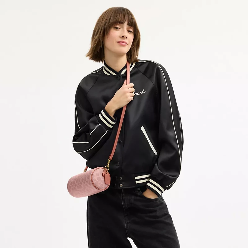 Barrel Bag In Signature Canvas