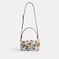 Tabby Shoulder Bag 26 With Cherry Embroidery