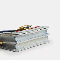 Tabby Shoulder Bag 20 With Cherry Embroidery