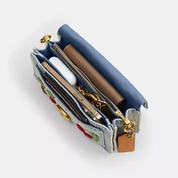 Tabby Shoulder Bag 20 With Cherry Embroidery