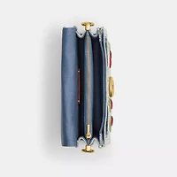 Tabby Shoulder Bag 20 With Cherry Embroidery