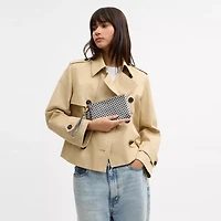 Essential Small Wristlet With Heart Print