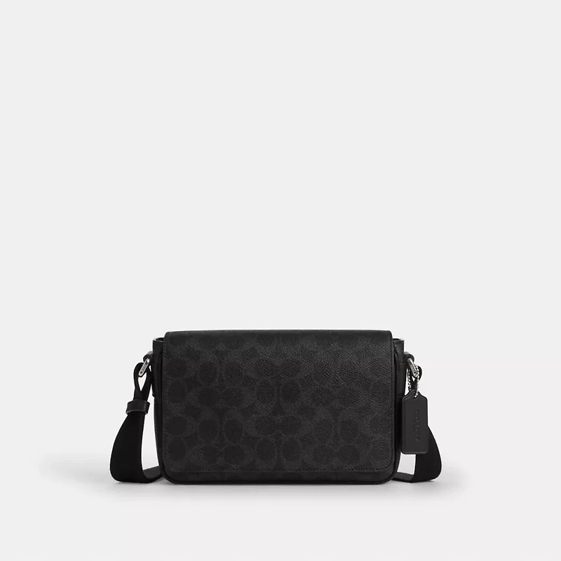 Jack Small Flap Crossbody Bag In Signature Canvas