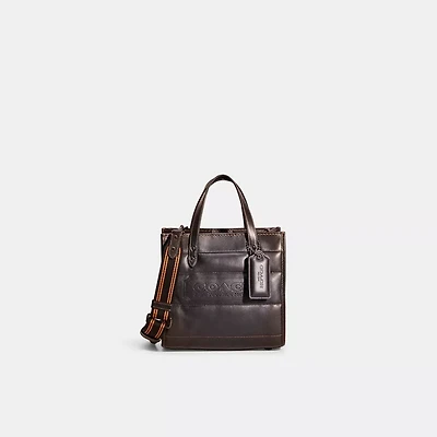 Restored Field Tote 22 With Quilting And Coach Badge