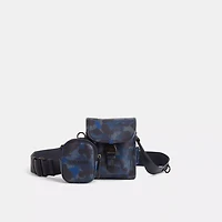 Restored Charter North/South Crossbody With Hybrid Pouch With Camo Print