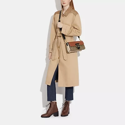 Morgan Shoulder Bag In Colorblock Signature Canvas