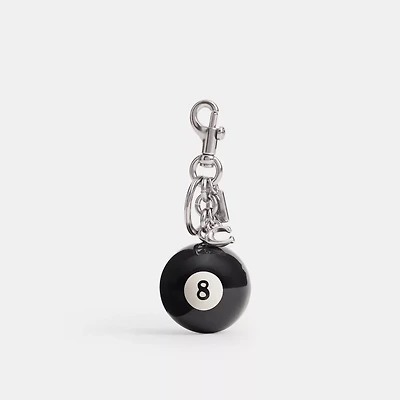 Eight Ball Bag Charm