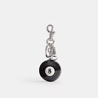 Eight Ball Bag Charm