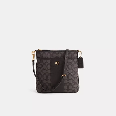 Restored Kitt Messenger Crossbody Bag In Signature Jacquard