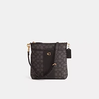 Restored Kitt Messenger Crossbody Bag In Signature Jacquard