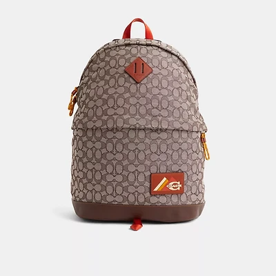 Restored Utility Dome Backpack In Signature Jacquard