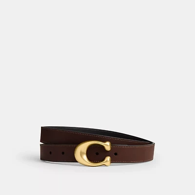 Sculpted C Buckle Reversible Belt, 25 Mm
