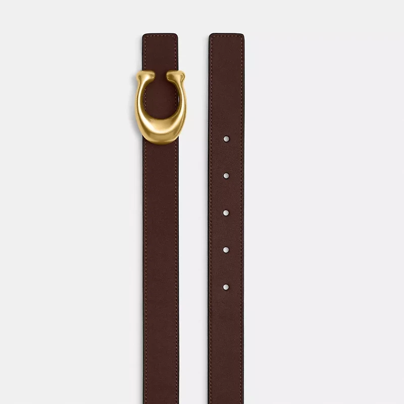 Sculpted C Buckle Reversible Belt, 25 Mm