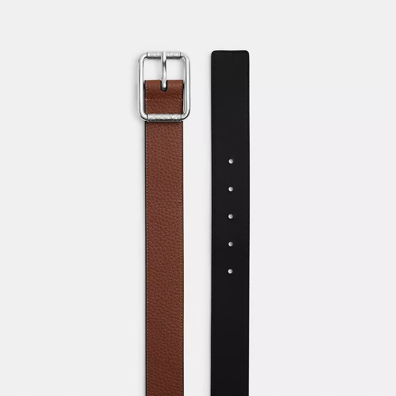 Double Roller Buckle Belt, 35 Mm