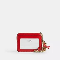 Zip Card Case With Bows