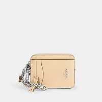 Zip Card Case With Bows