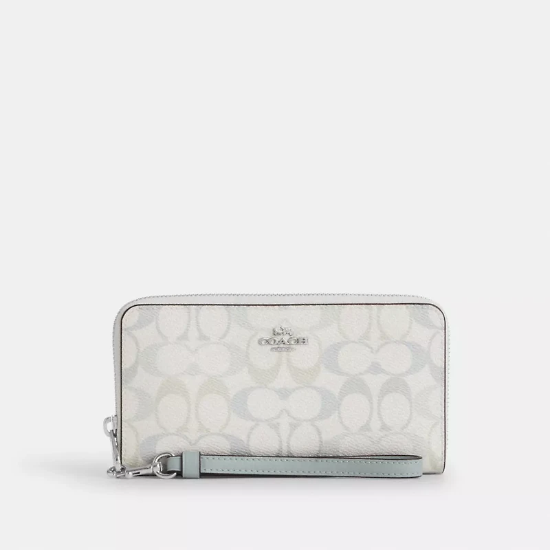 Long Zip Around Wallet Signature Canvas