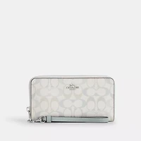 Long Zip Around Wallet Signature Canvas