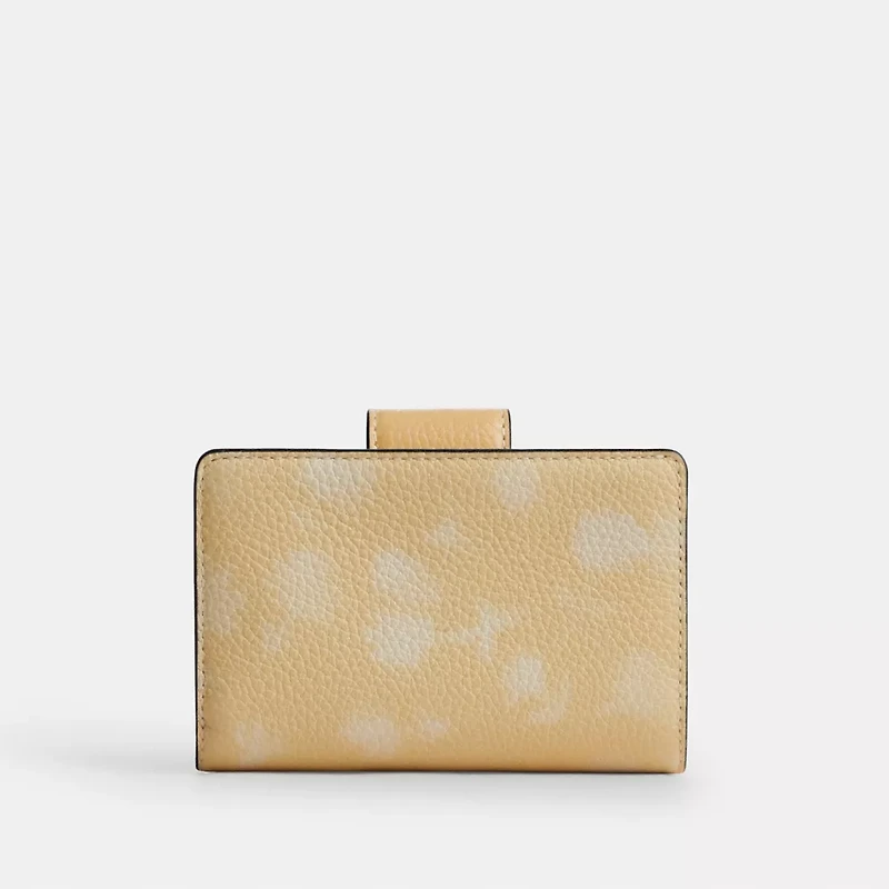 Medium Corner Zip Wallet With Floral Print